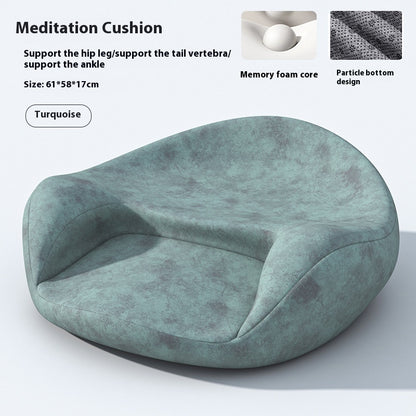 Ergonomisk Meditationskudde i Konstläder med Memory Foam