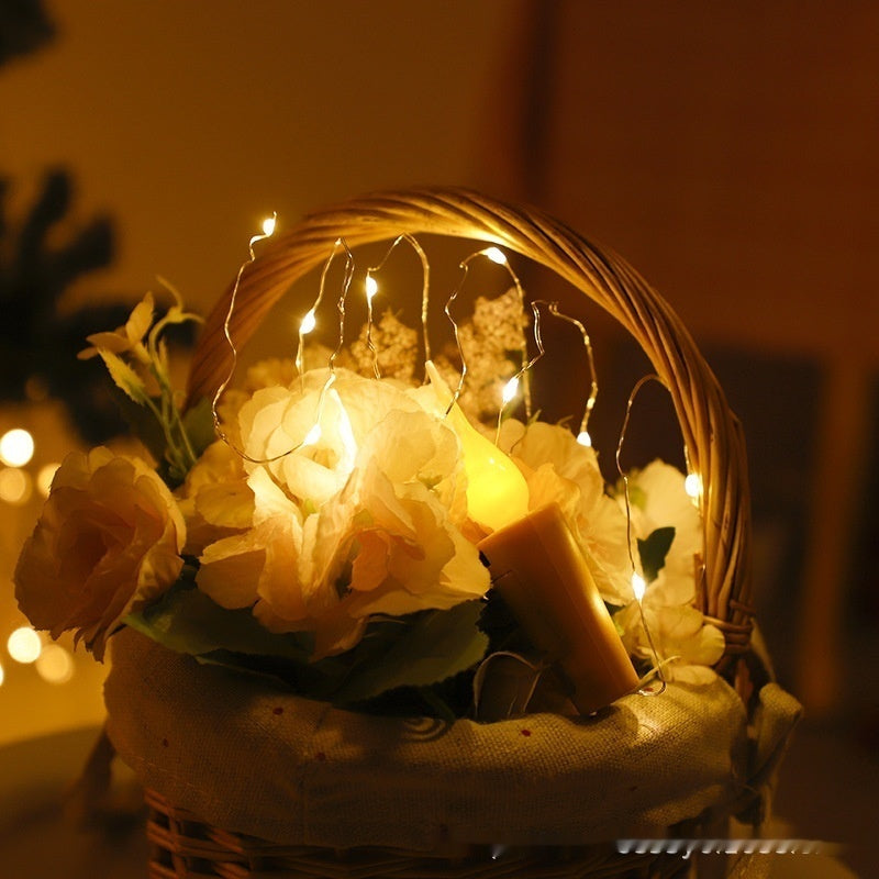 LED Flaskljus med Kork – Ljusslinga för Dekoration