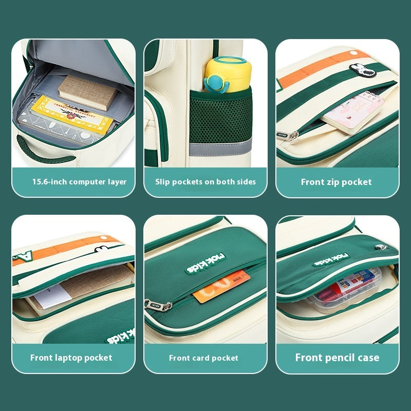 Engelsk Stil – Rymlig College-Ryggsäck