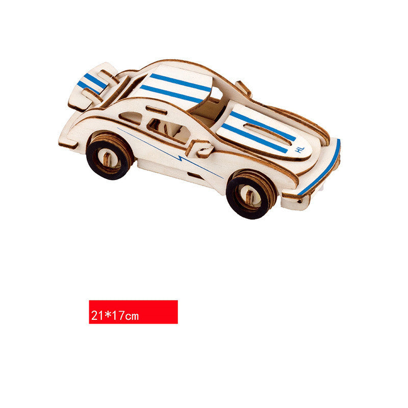 New Wooden Three-dimensional Puzzle DIY Creative Children's Toys