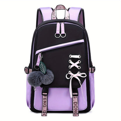 Cute Backpack with Bow – For Girls and Women