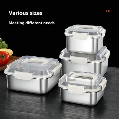 304 stainless steel lunch box with handle - durable, leak-proof and perfect for adults