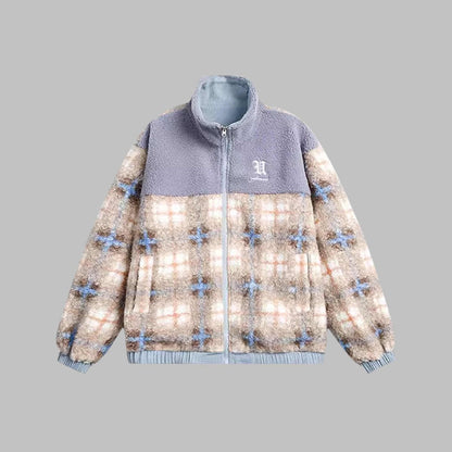 Wear Lamb Wool Cotton Coat On Both Sides