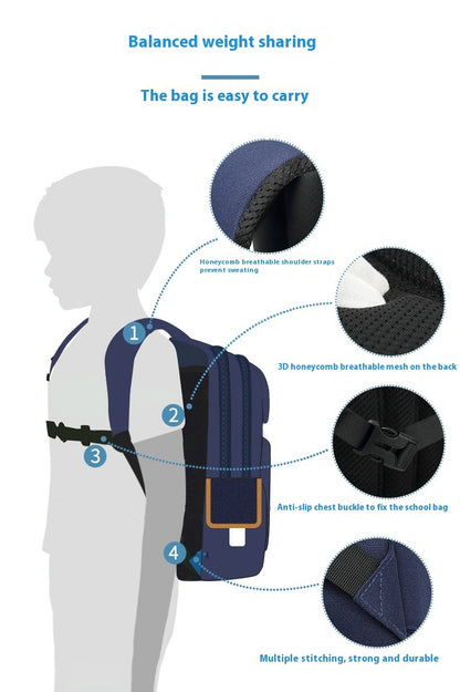 Transparent Waterproof School Backpack – Durable for Students