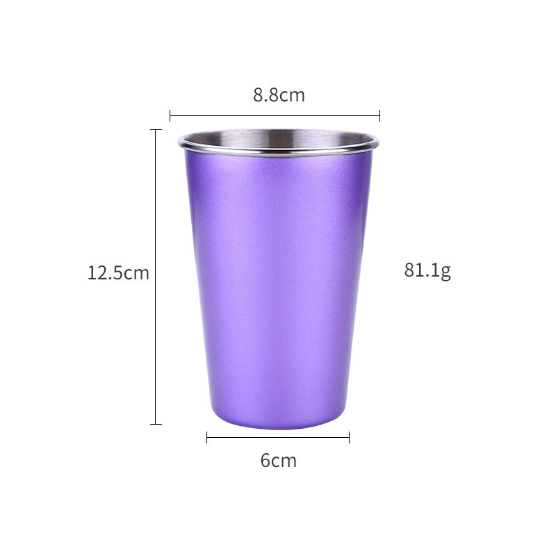 Mugg i rostfritt stål 304 – 500 ml färgad design
