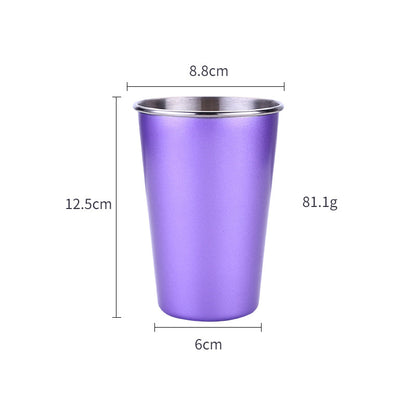Mugg i rostfritt stål 304 – 500 ml färgad design