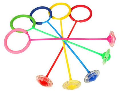 Flashing LED Flash Jumping Ring Dancing Ball Glowing Fitness Training Outdoor Sports