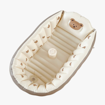 Uppblåsbar badbalja för barn – söt design för inomhusbad och lek