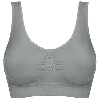 Seamless Sports Bra with Double Support - 2XL