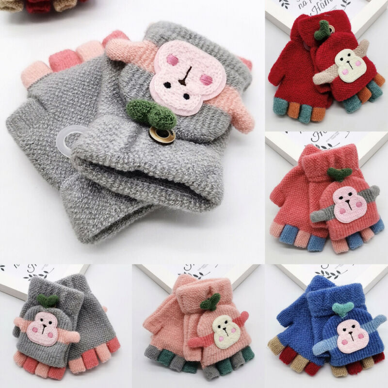 Baby Winter Gloves Children Girl Boy 3 8 Years
