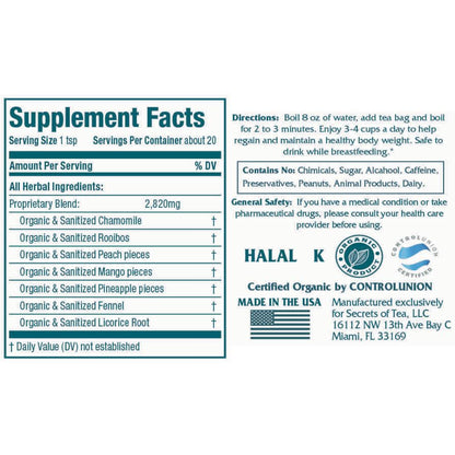Ekologiskt te för barn – fullt av antioxidanter | USDA Organic-certifierat