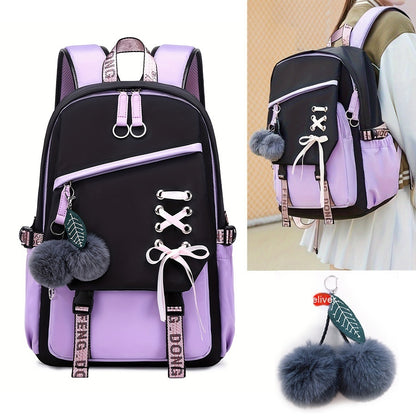 Cute Backpack with Bow – For Girls and Women