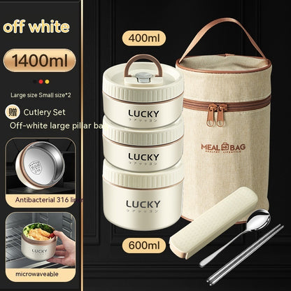 Stainless steel lunch box in 304/316 steel – multiple sizes &amp; sets with bowls and cutlery 