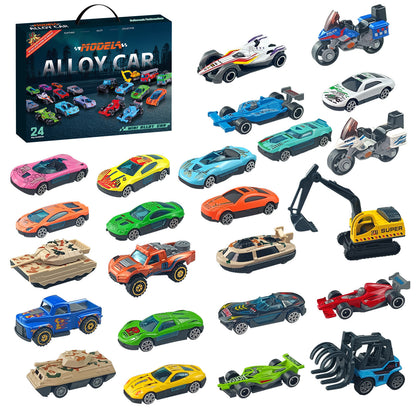 Advent calendar 24 days - car model in blind box