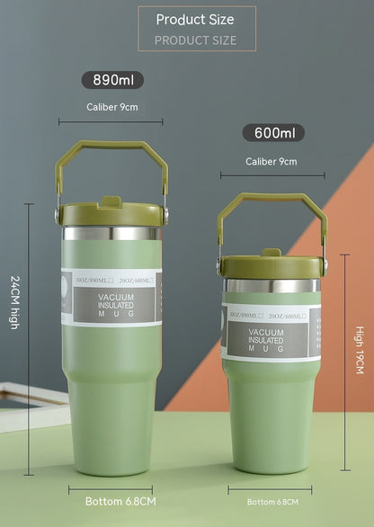 Isolerad Rostfri Termoskopp – Bil, Resa & Sport