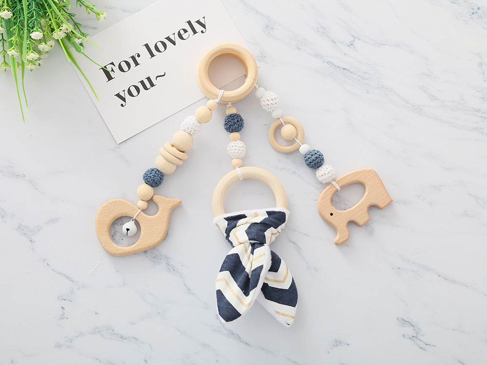 Baby gym wooden pendants – 3-pack toys for babies 0–24 months
