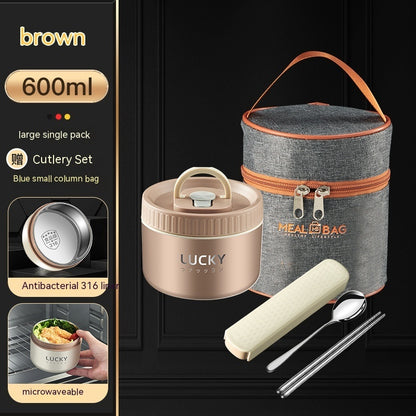 Stainless steel lunch box in 304/316 steel – multiple sizes &amp; sets with bowls and cutlery 