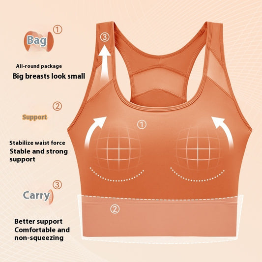 Plus Size Yoga Top – andningsbar mesh och slimmande passform