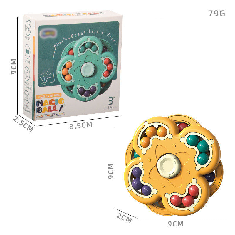 Magisk bönleksak – fingertoppssnurra & stressleksak för barn