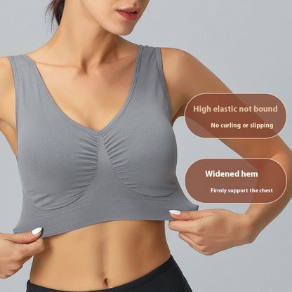 Seamless Sports Bra with Double Support - 2XL