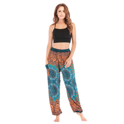 Luftiga och bekväma byxor för dans för yoga