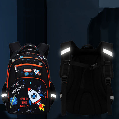 Skolryggsäck för barn i många färger, vattentät och ergonomisk design