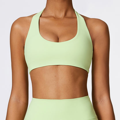 Stylish sports bra with support and comfort