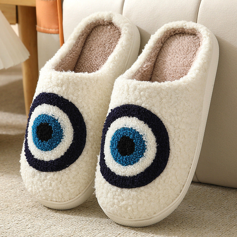 Winter slippers with Christmas motif - Non-slip warm and soft reindeer slippers
