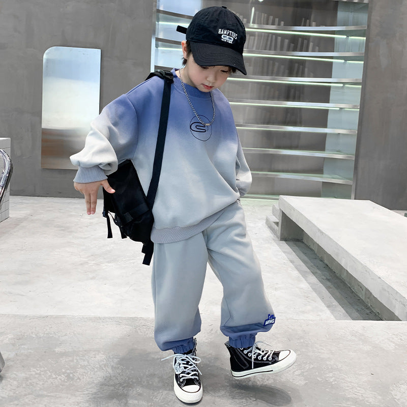 Soft set for children – top and trousers in soft cotton