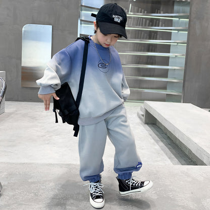 Soft set for children – top and trousers in soft cotton