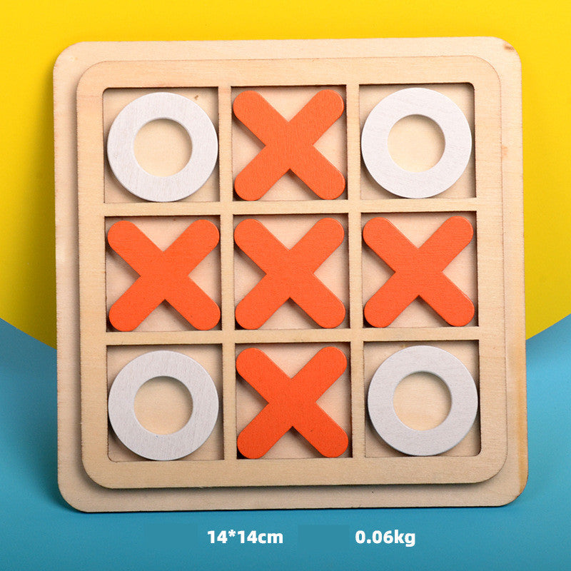 Tictactoe Board Game For Children Wooden Educational Toys