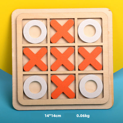 Tictactoe Board Game For Children Wooden Educational Toys