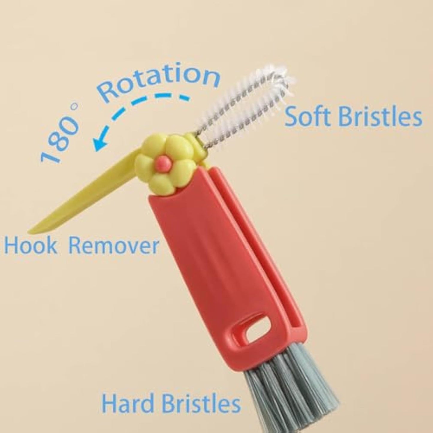 3-i-1 rengöringsborstar – flaskor och svåråtkomliga ytor