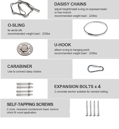 Elastisk barnhammock för inomhus- och utomhusbruk