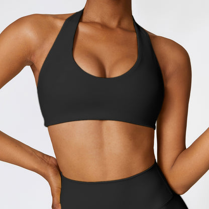 Stylish sports bra with support and comfort