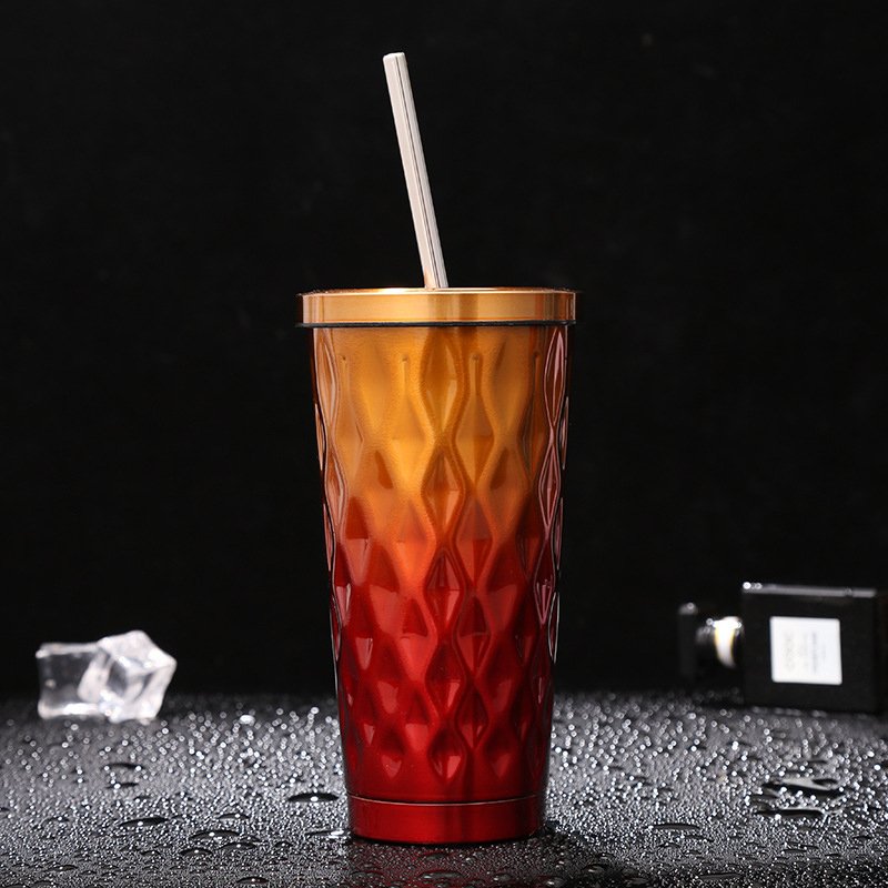 3D Geometric Stainless Tumbler