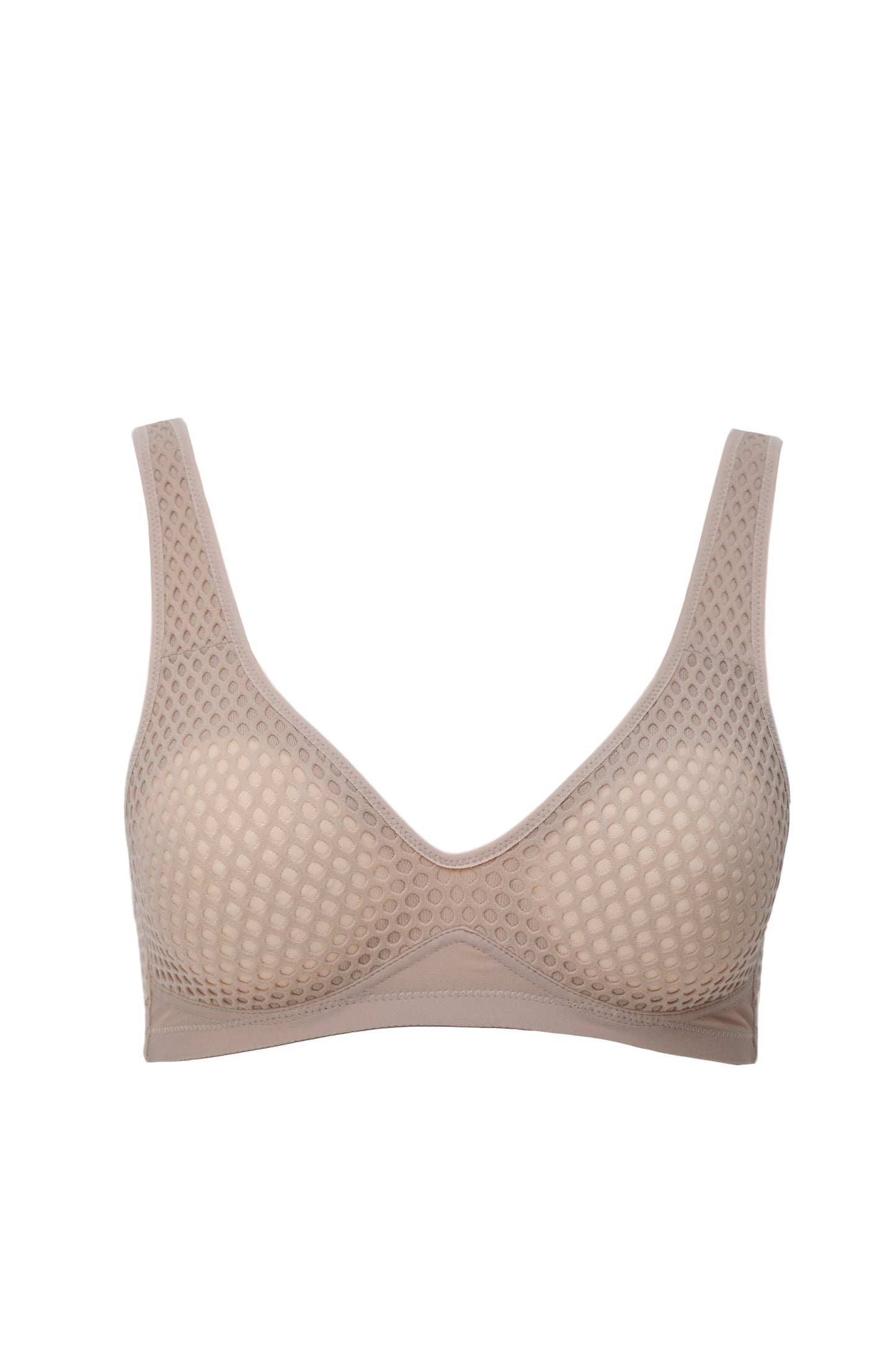 Italiensk sport-bh 3D tyg utan bygel med maximal support