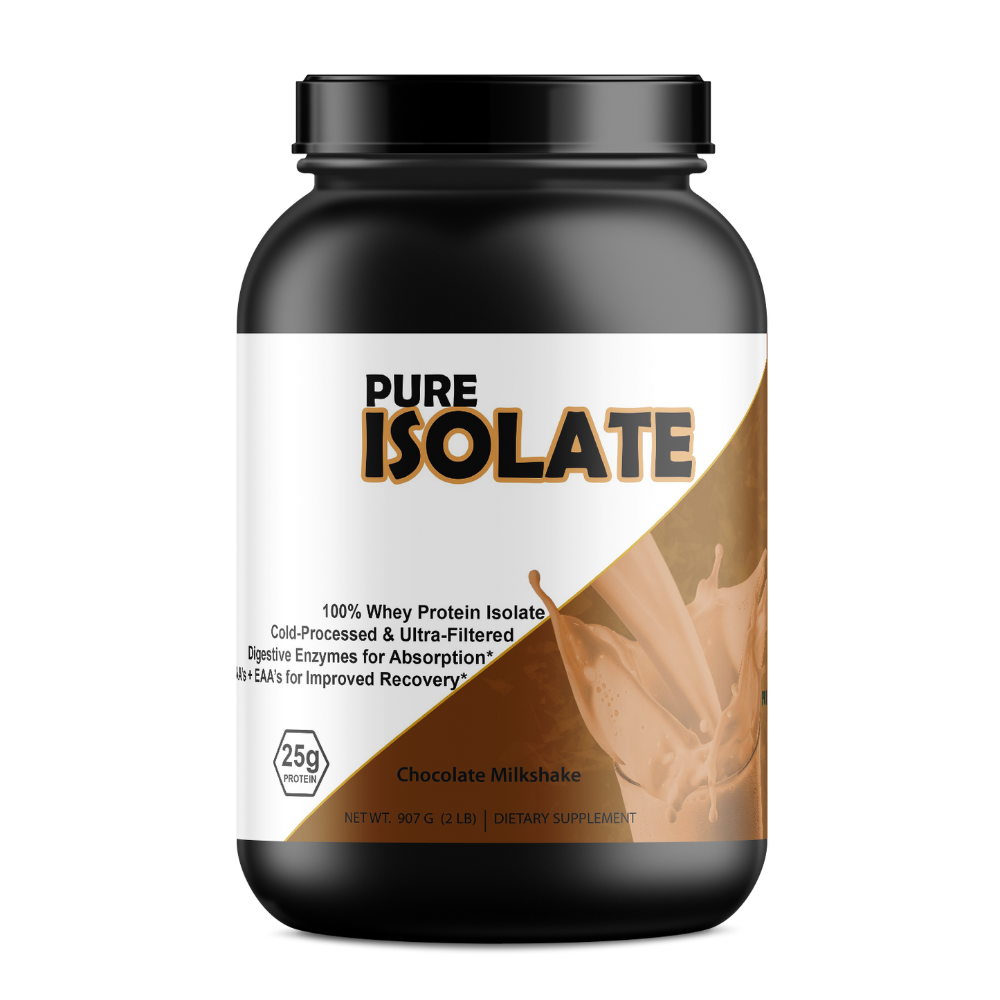 Pure Whey Isolate – 100% vassleisolat med 25 g protein (Chocolate)