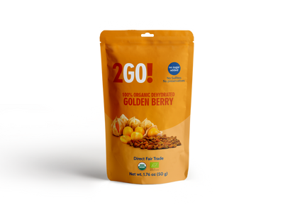 Ekologisk torkad frukt – mixförpackning 2GO!