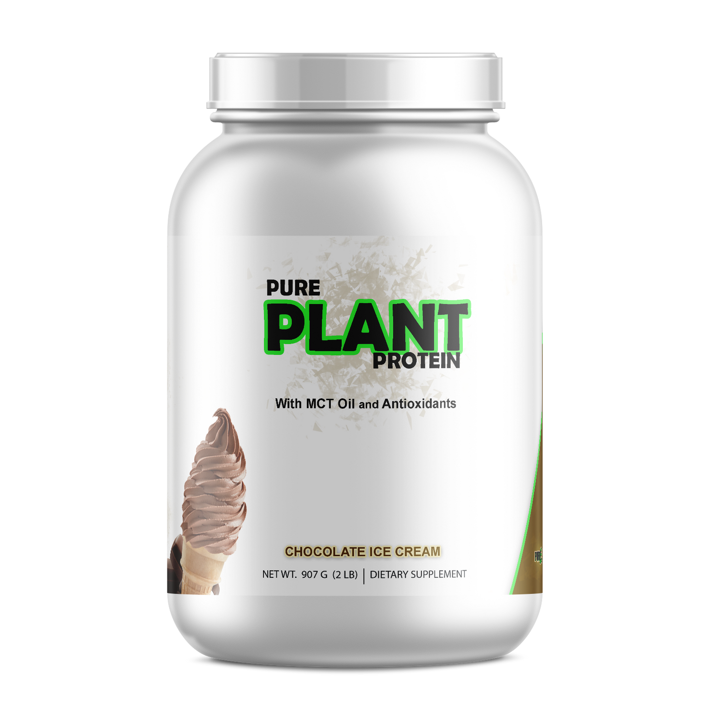Pure Plant Protein – Choklad, 100% växtbaserat proteinpulver 20 g