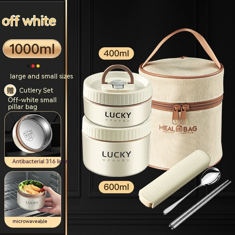 Stainless steel lunch box in 304/316 steel – multiple sizes &amp; sets with bowls and cutlery 