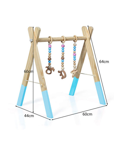 Wooden baby gym for infants 