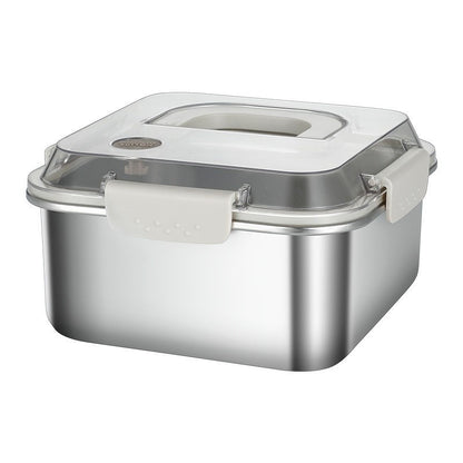 304 stainless steel lunch box with handle - durable, leak-proof and perfect for adults