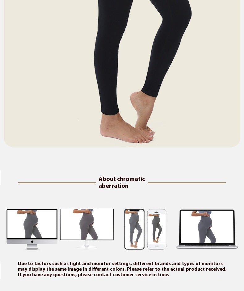 Maternity leggings for yoga | High waist &amp; tummy support