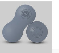 Massageboll i Silikon, Jordnötsformad för Rygg, Ben & Axlar