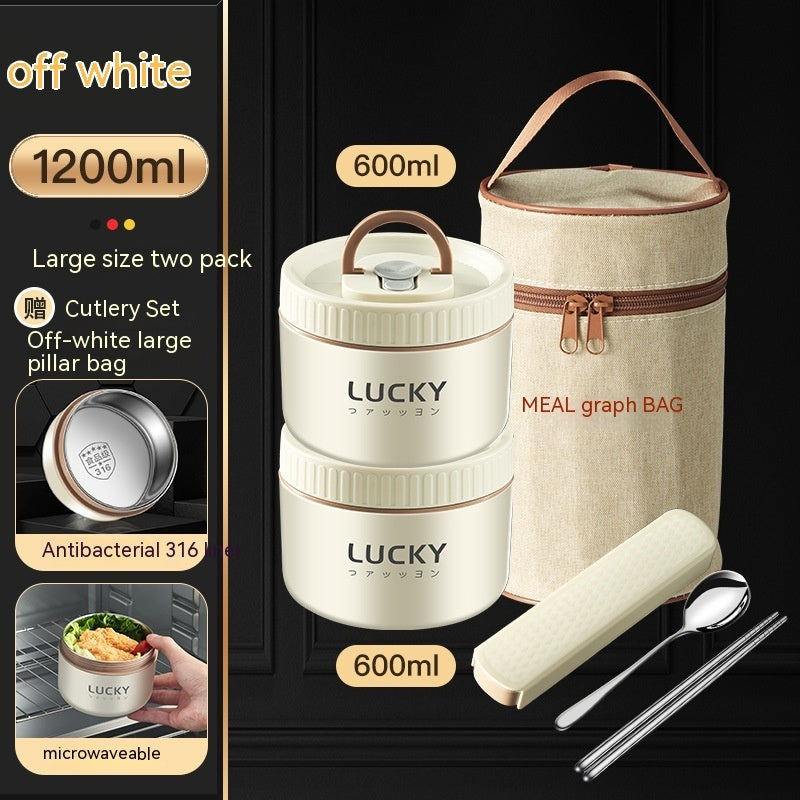 Stainless steel lunch box in 304/316 steel – multiple sizes &amp; sets with bowls and cutlery 