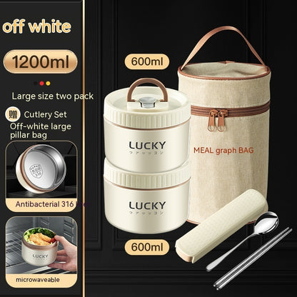 Stainless steel lunch box in 304/316 steel – multiple sizes &amp; sets with bowls and cutlery 