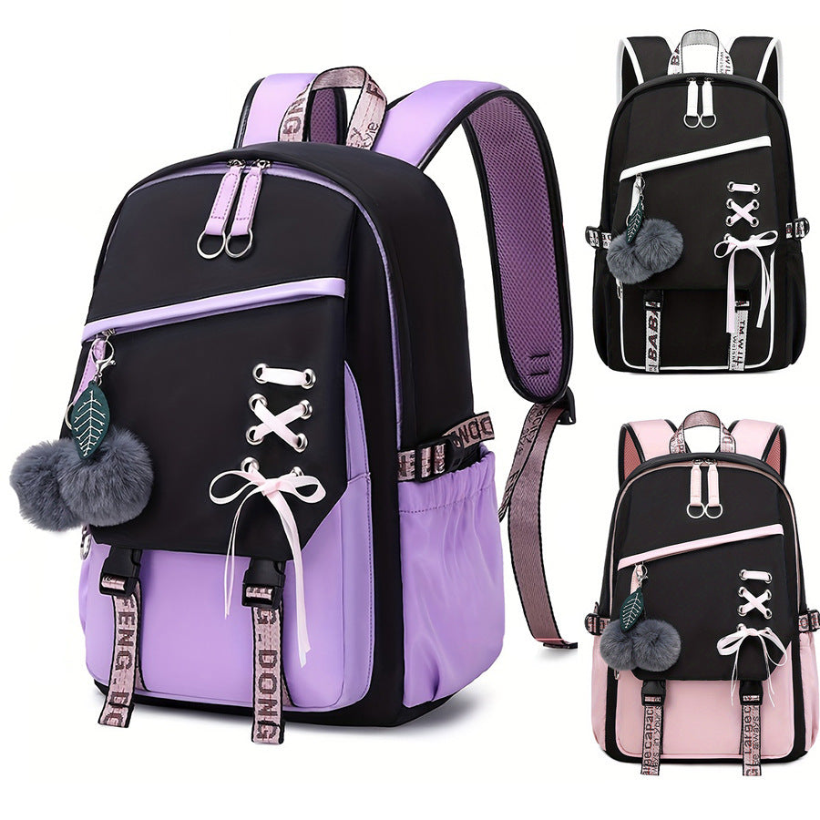 Cute Backpack with Bow – For Girls and Women
