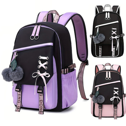 Cute Backpack with Bow – For Girls and Women