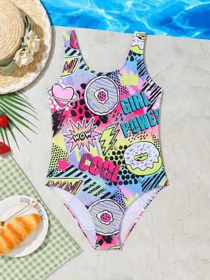 Swimsuit for Girls – Elastic &amp; Comfortable in Polyester